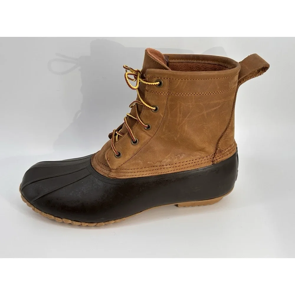 Field & Stream Men's Leather Upper Waterproof Duck Boots Size 12